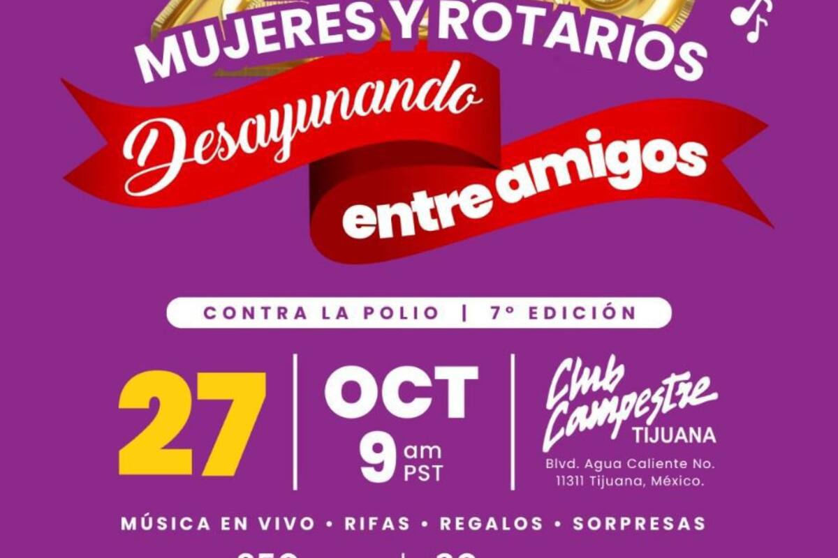 Convocan rotarios a unirse vs. la polio