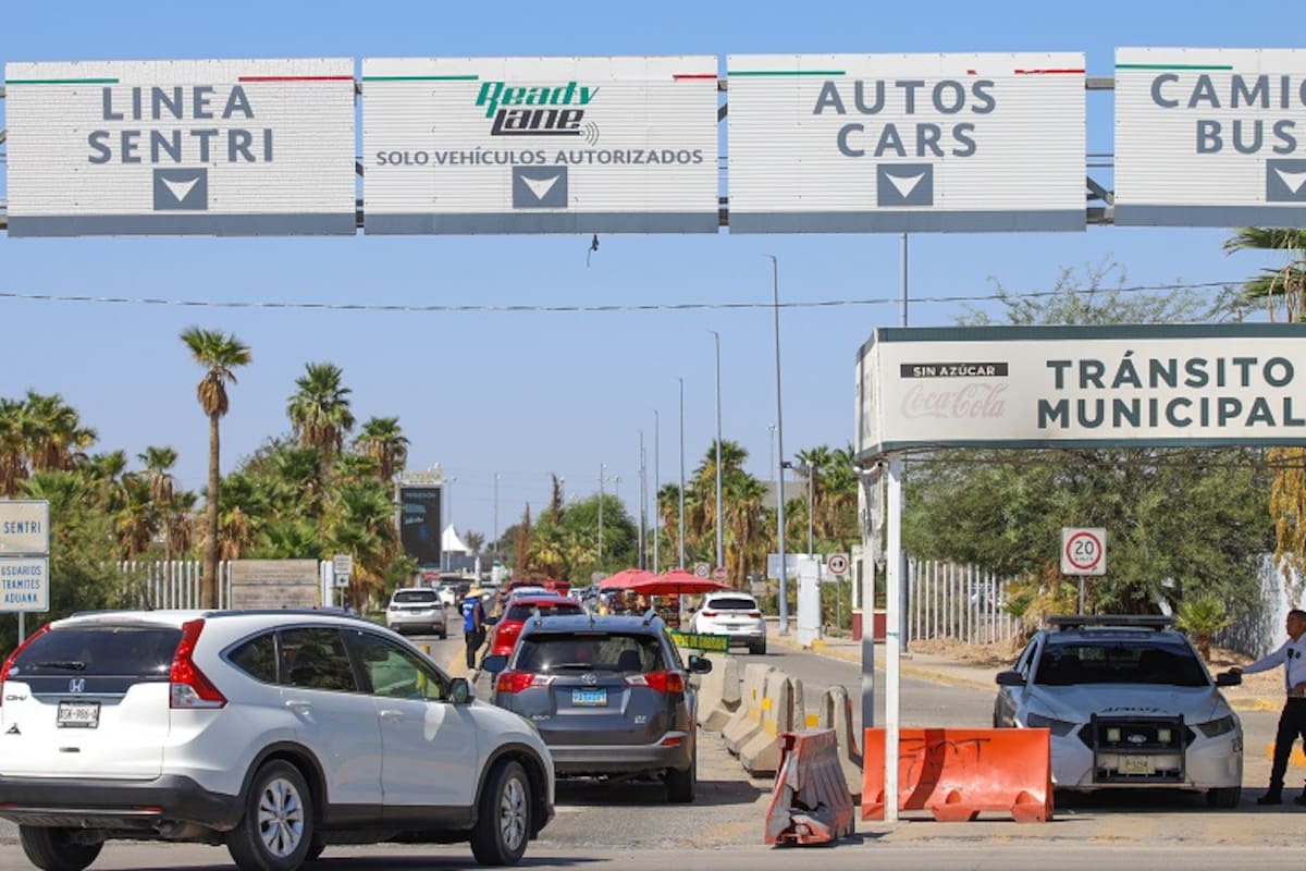 27 minutos para cruzar por garita Nuevo Mexicali; 1 hora 21 minutos en Zona Centro