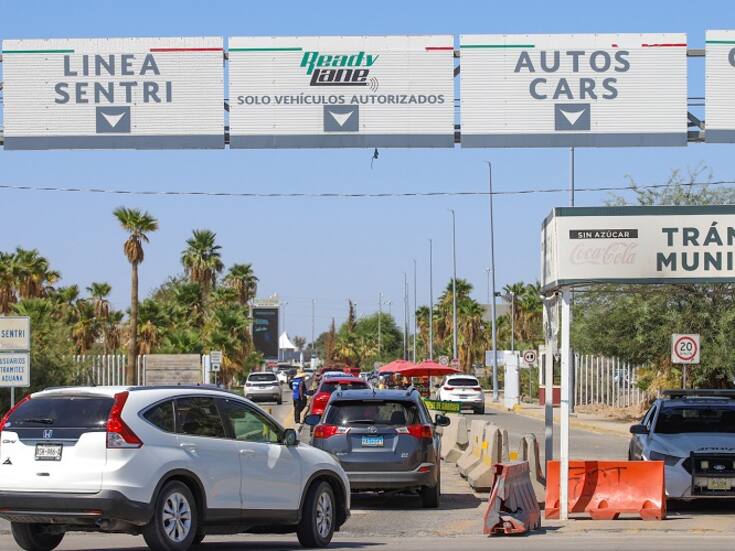 Garita Zona Centro registra hasta 60 minutos de espera este jueves