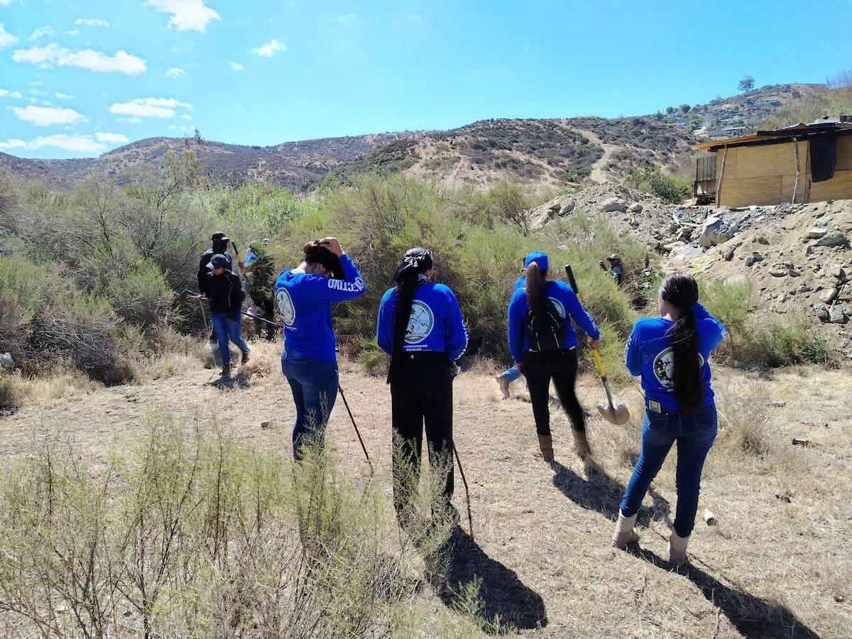 Los cadáveres de un hombre y una mujer fueron localizados en fosas clandestinas en la delegación de El Sauzal, en el municipio de Ensenada. Foto: Cortesía