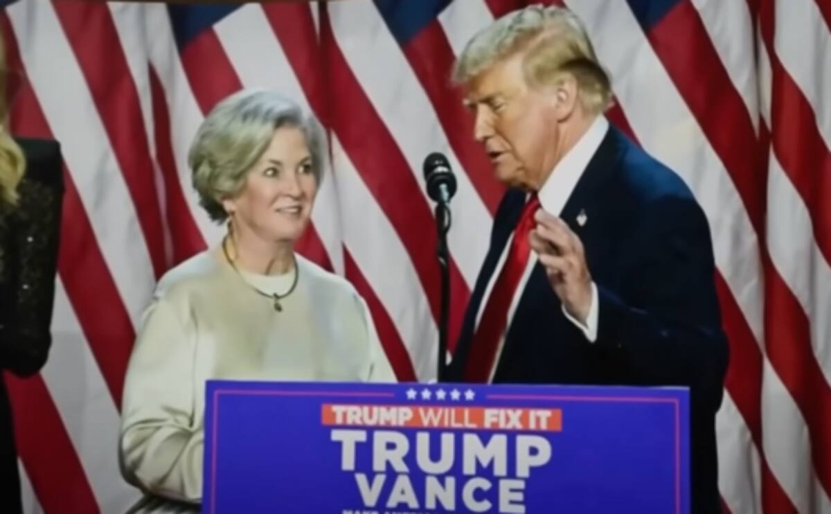 Donald Trump y susie wiles. /CBS