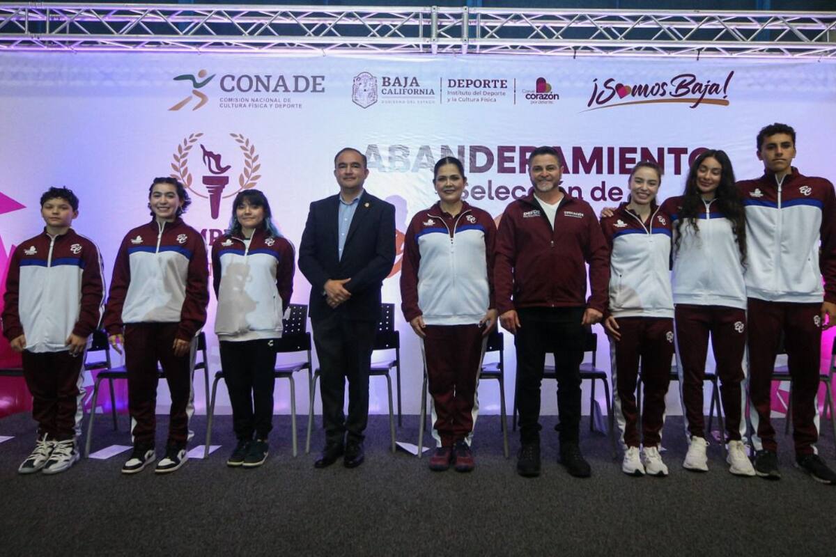 Abanderan a la delegación de Baja California rumbo a la Olimpiada Nacional 2025