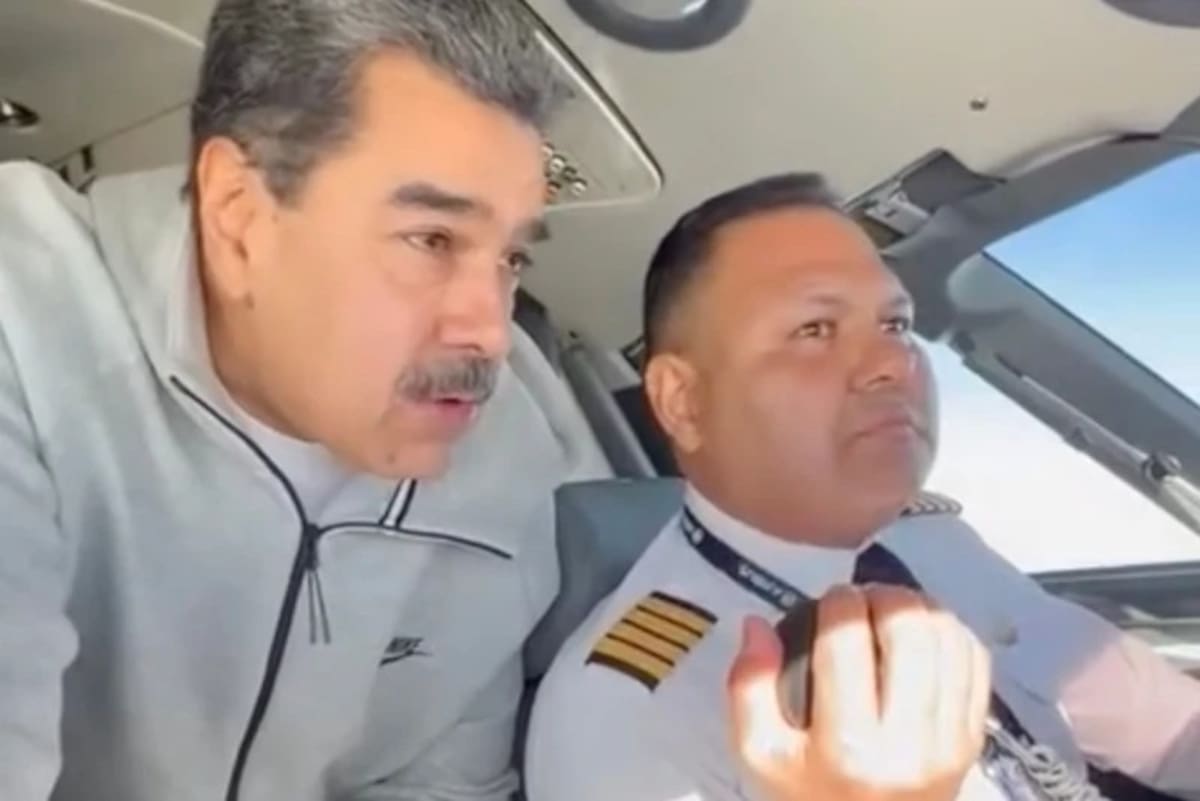 Nicolás Maduro y su piloto de confianza, al que EEUU intentó reclutar para que ayudara a capturar al presidente de Venezuela. | Crédito: AP