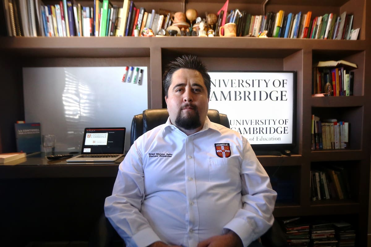 Israel Moreno, un cachanilla en Cambridge