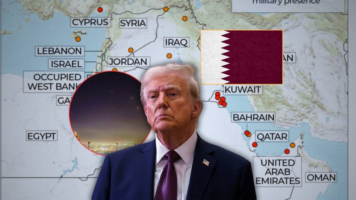 Qatar condena el ataque iraní: “Violación de nuestra soberanía”. Foto: Especial (EFE y AlJazeera/X)