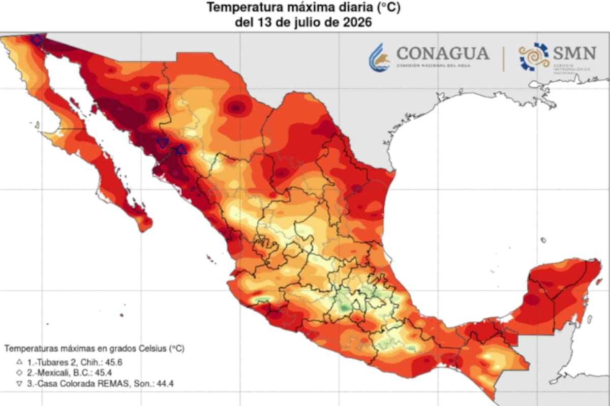Mexicali rompe racha de ocho días como la ciudad más calurosa de México