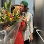 Entre flores, viajes y momentos personales, Majo Aguilar muestra su romance con Diego Rangel, baterista de Porter