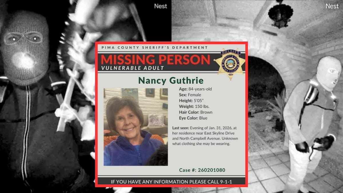 Tras ocho días de búsqueda, FBI publica video de persona encapuchada frente a casa de la madre de Savannah Guthrie el día de su desaparición; autoridades piden ayuda para identificarlo