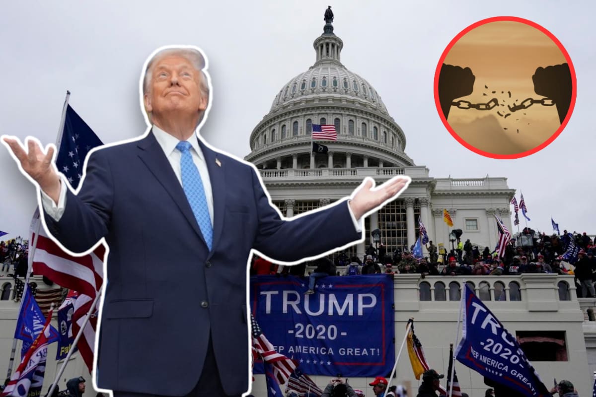 Trump busca invalidar sentencias a líderes del asalto al Capitolio el 06 enero de 2021 y el Departamento de Justicia solicita cerrar el proceso sin posibilidad de reabrirlo y refuerza su postura sobre los hechos