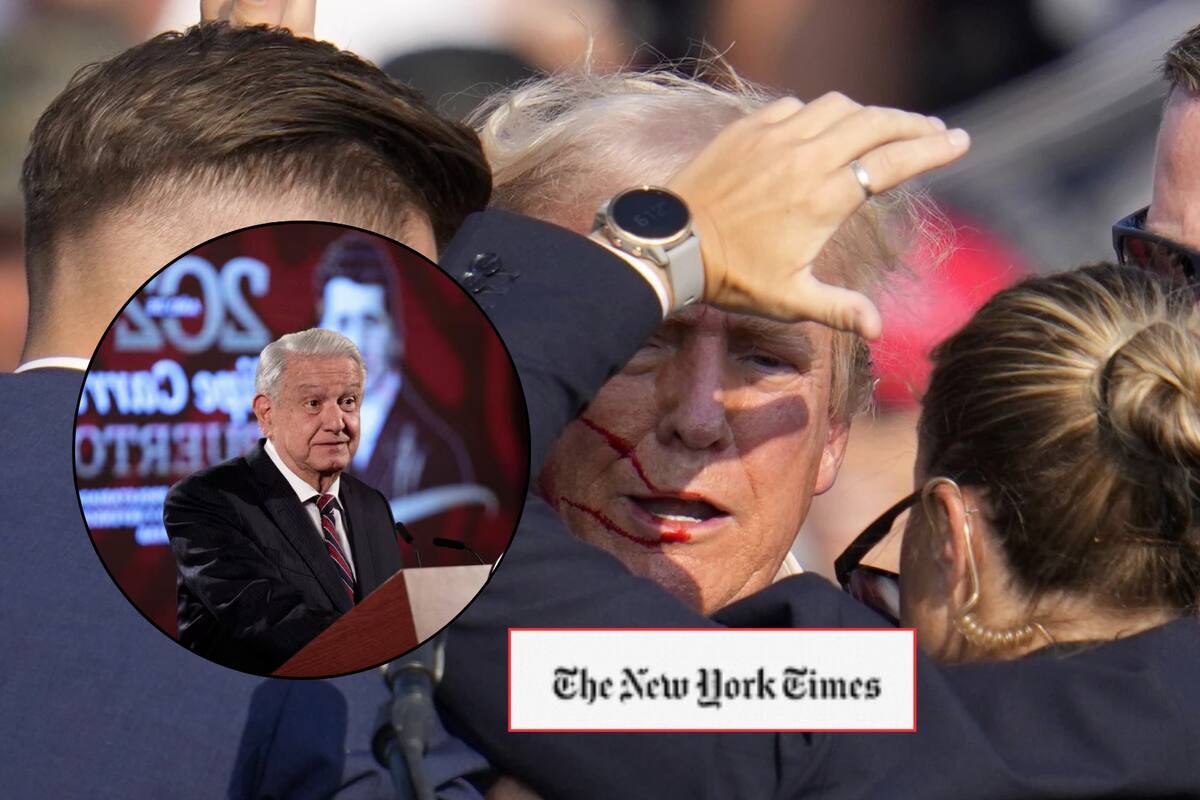 Trump es criticado por el New York Times y AMLO lo defiende: Es “groserísima”, dice