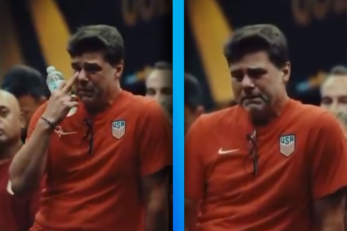VIDEO: Mauricio Pochettino lloró luego de perder la final de Copa Oro frente a México