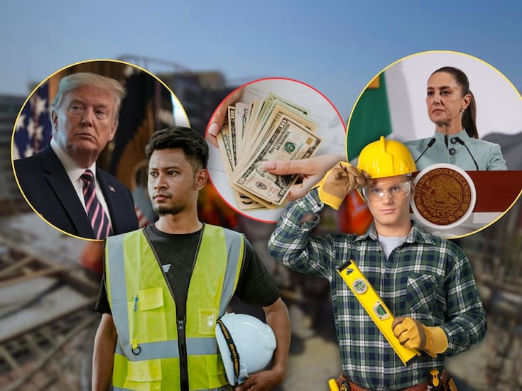 Mientras un albañil en México gana menos de 9 mil pesos al mes, en EEUU tienen ingresos hasta seis veces mayores
