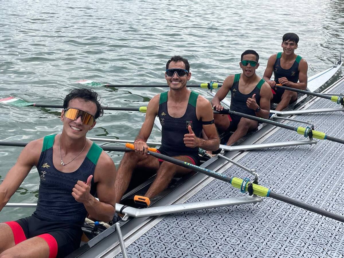 Los mexicanos, que llegaron a la mitad de la carrera en tercer lugar, tomaron el control de la regata en la segunda mitad, para los mil 500 metros eran líderes y no pararon hasta obtener la medalla de oro.