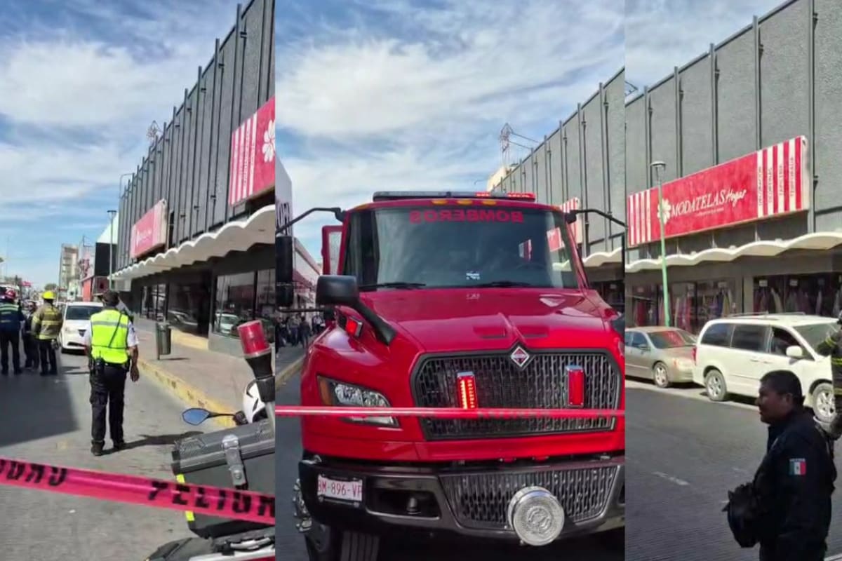 Moviliza cuerpos de emergencia falla en transformador en azotea de Modatelas