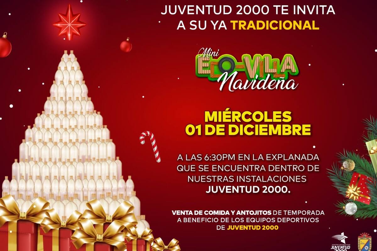 Preparan Eco-Villa Navideña en Juventud 2000