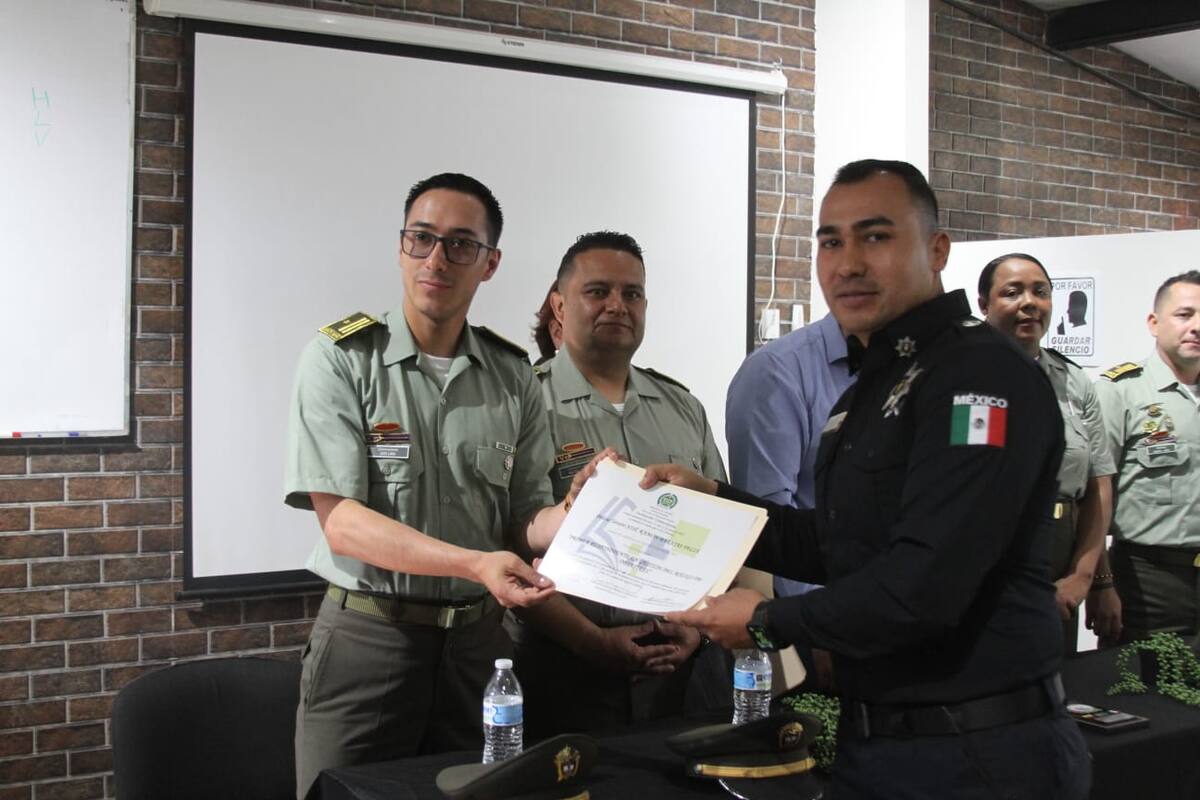Agentes de Mexicali concluyen curso internacional de rescate en desastres