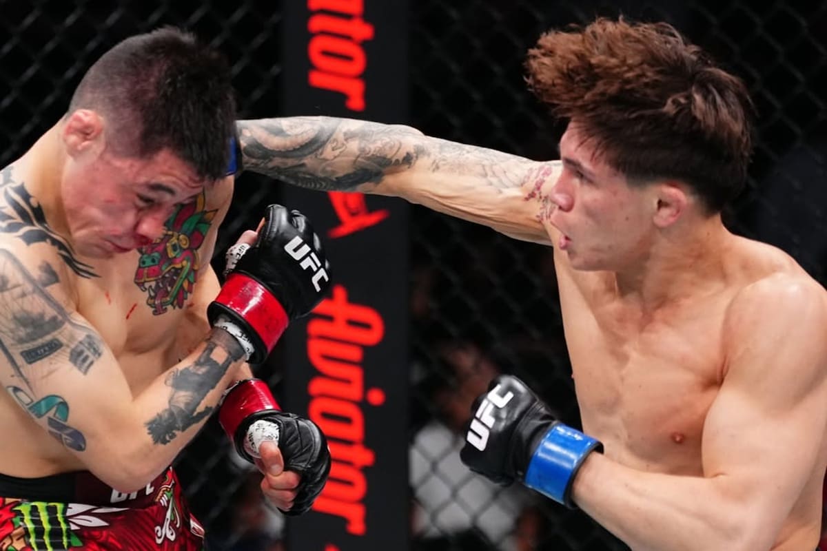 Brandon Moreno cae ante Lone’er Kavanagh en la estelar de UFC Fight Night en CDMX