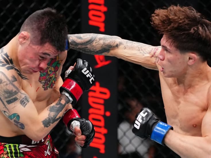 Brandon Moreno cae ante Lone’er Kavanagh en la estelar de UFC Fight Night en CDMX