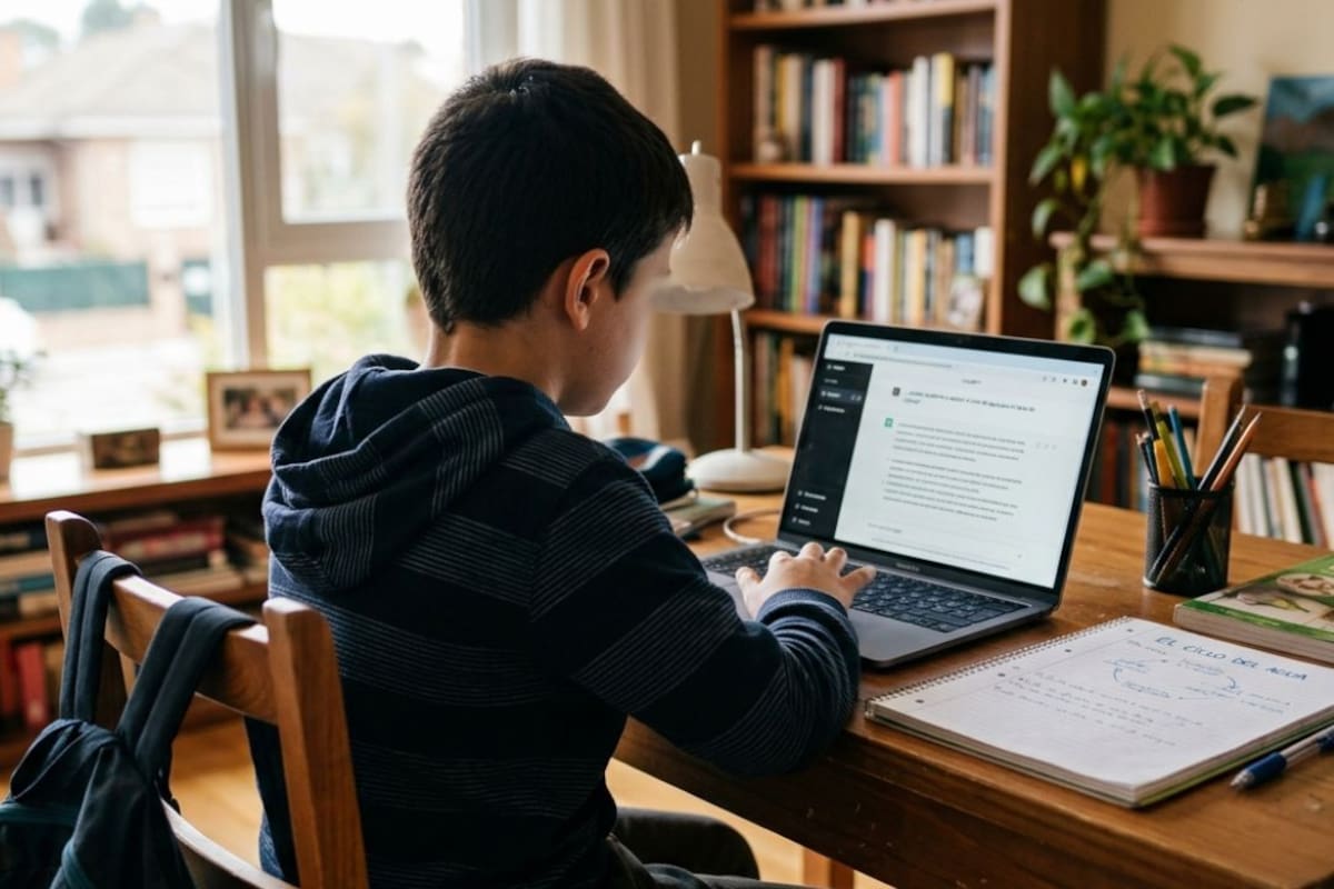 ¿Cómo saber si tu hijo entregó una tarea hecha con IA?