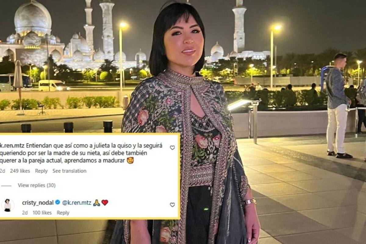 Madre de Christian Nodal reacciona a comentario en apoyo a Ángela Aguilar