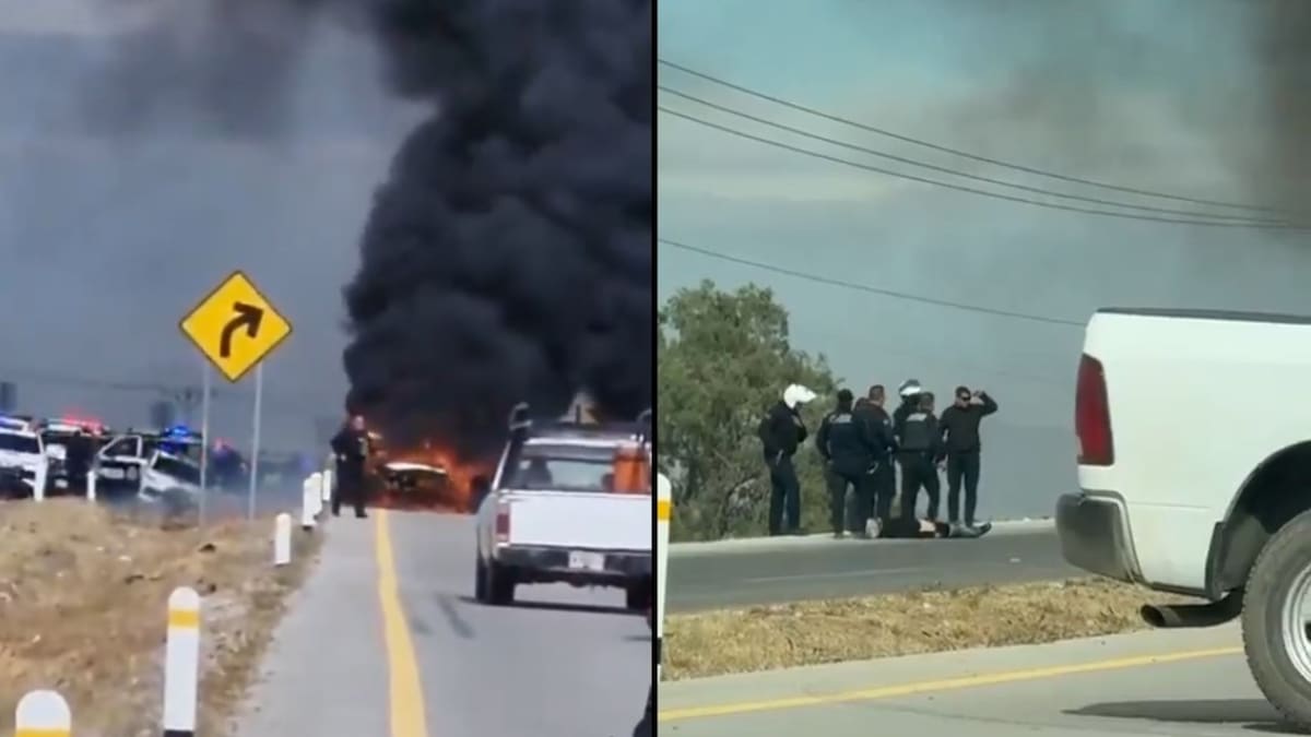 Autoridades mantienen bloqueado el acceso al kilómetro 248 tras el enfrentamiento. FOTO: Cortesía