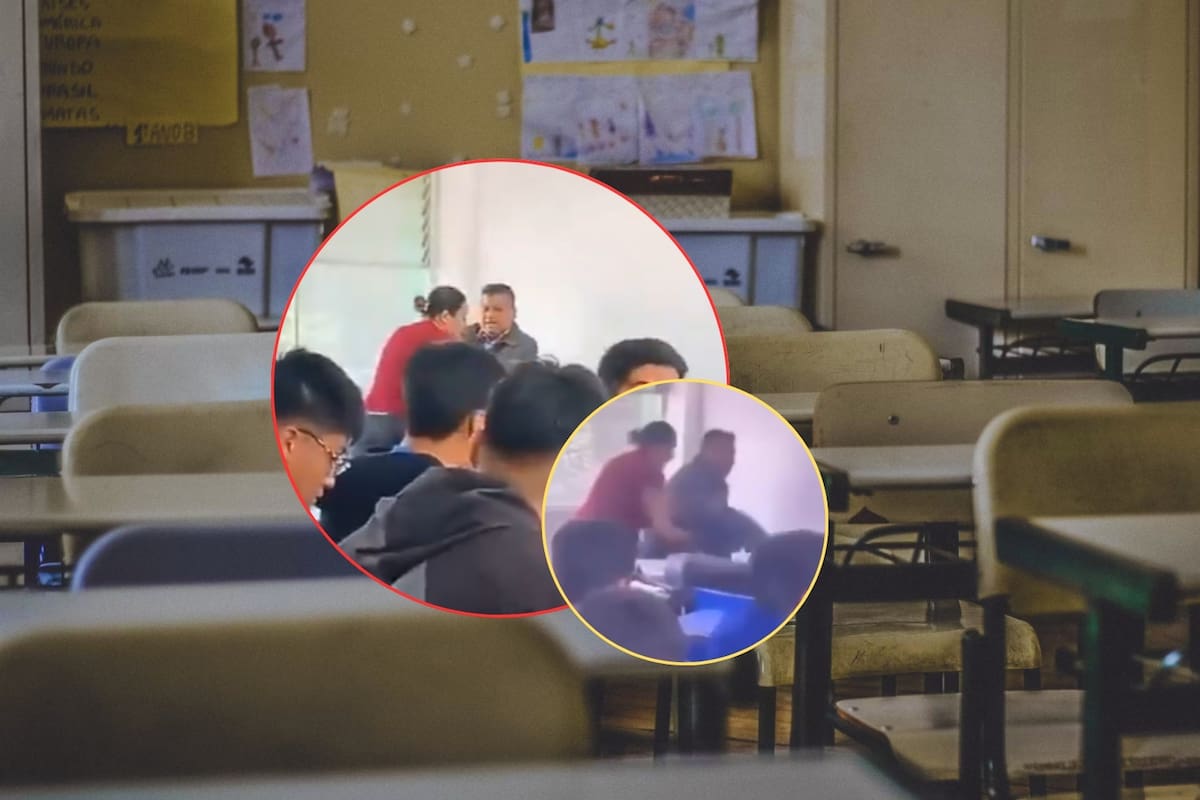VIDEO: Padres golpean brutalmente a una maestra de prepa frente a sus alumnos; hay varias versiones de los motivos