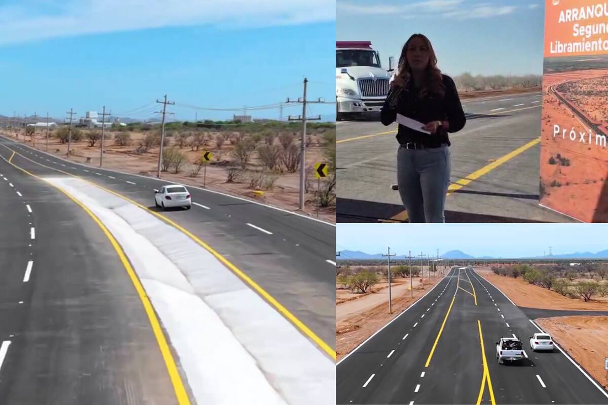 Inauguran primera etapa del Libramiento Norponiente en Hermosillo que ayudará a reducir el tráfico en la ciudad