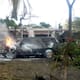 Estalla vehículo con explosivos frente a comandancia de la Policía Comunitaria en Coahuayana, Michoacán; reportan heridos y fallecidos