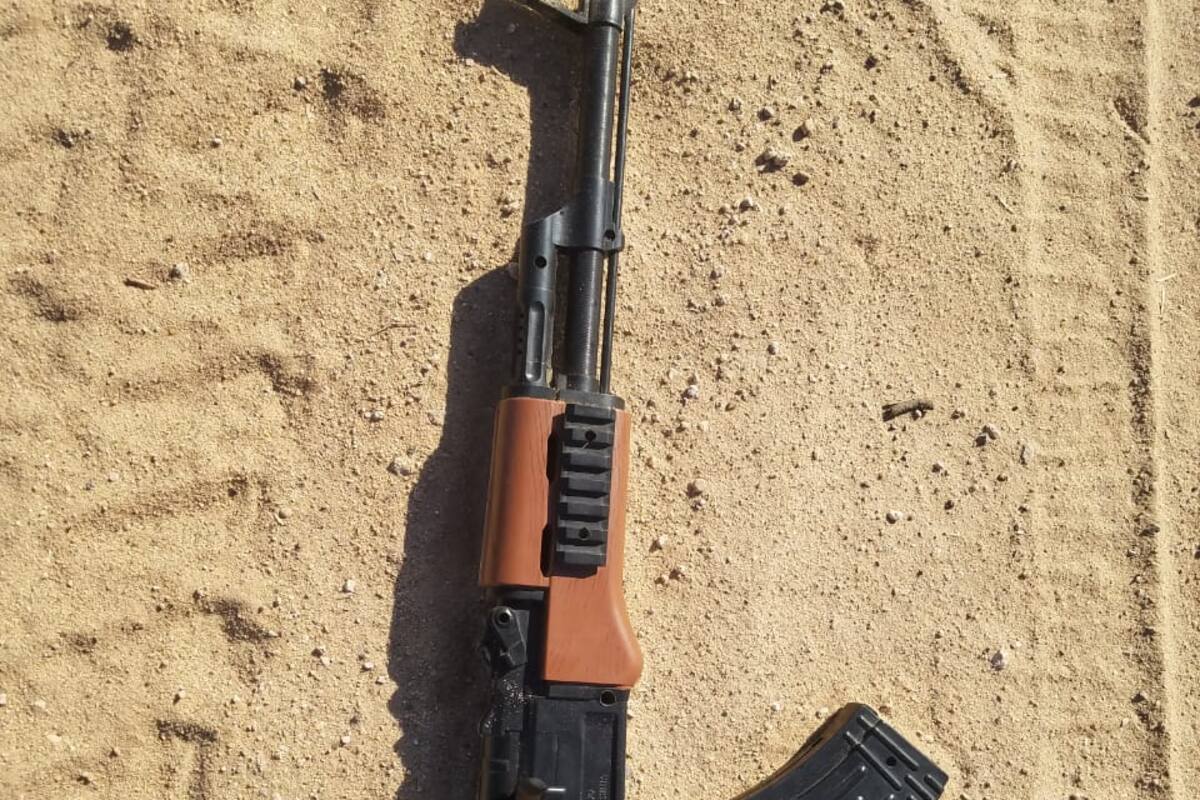 Traía rifle de utilería en panteón de SLRC