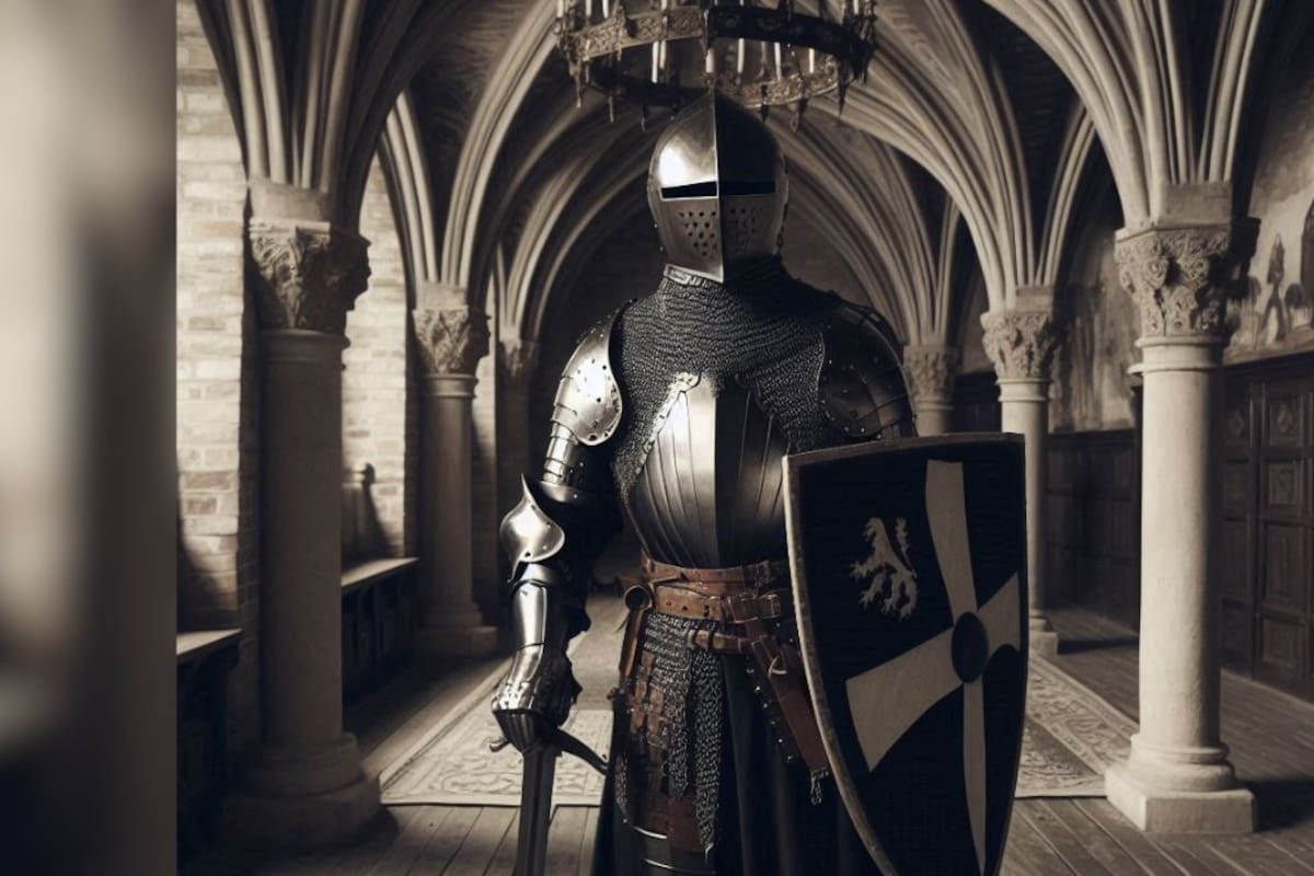 Este es el interesante origen de los caballeros medievales