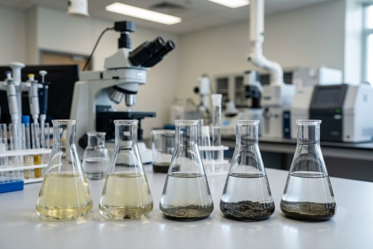 Durante 130 días, el experimento mostró una reducción progresiva del uranio disuelto mediante actividad bacteriana. Foto: Ilustrativa