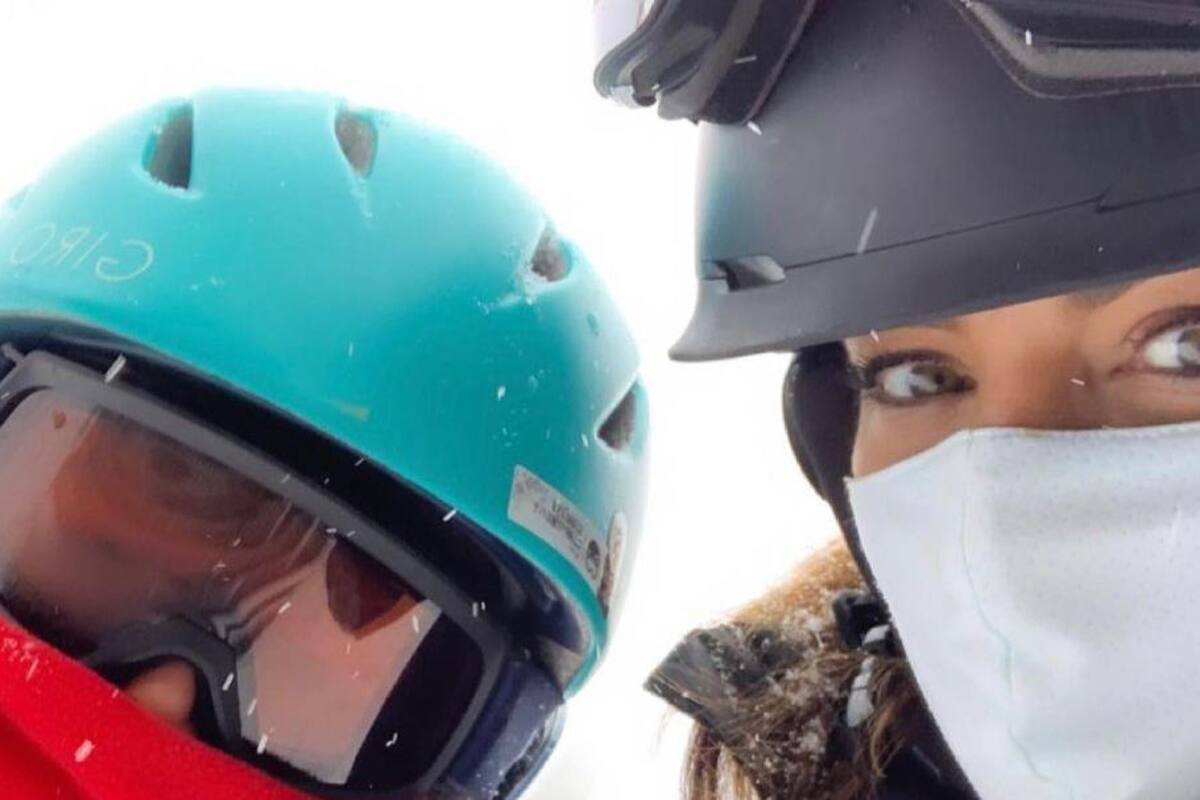 Silvia Navarro hace viaje a la nieve, con su galán preferido