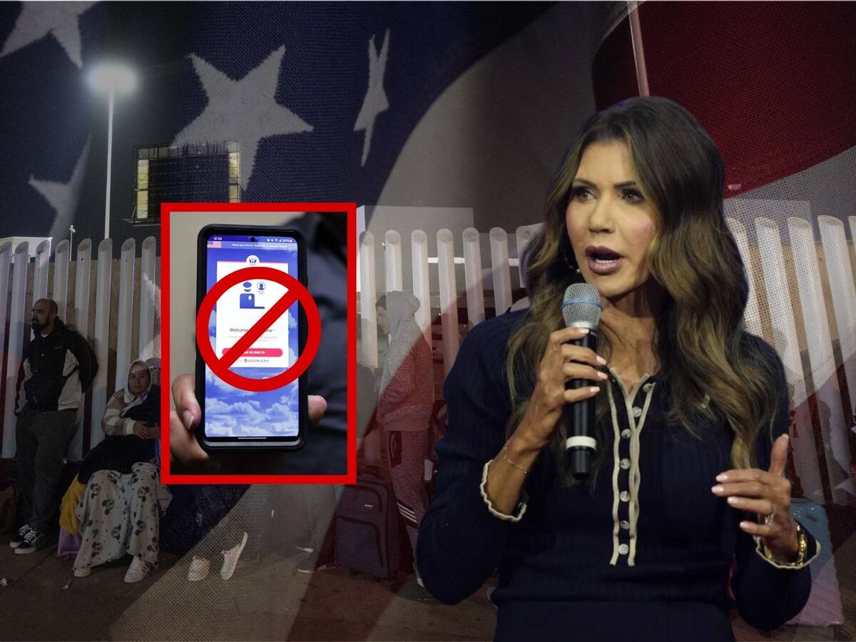 Kristi Noem cancelará CBP One y restablecerá el programa "Quédate en México". | Crédito: AP/Banco digital GH