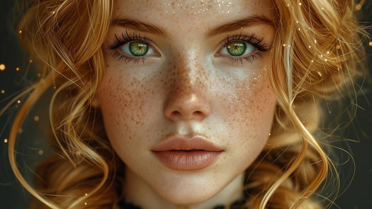 Midjourney se imaginó a Candy Candy como una chica rubia con pecas en su rostro, de nariz respingada y grandes ojos color verde esmeralda.