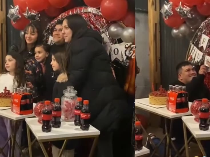 “Coca-Cola debería costear la luna de miel”: mujer organiza fiesta temática para su pareja sin imaginar que él le propondría matrimonio ahí mismo