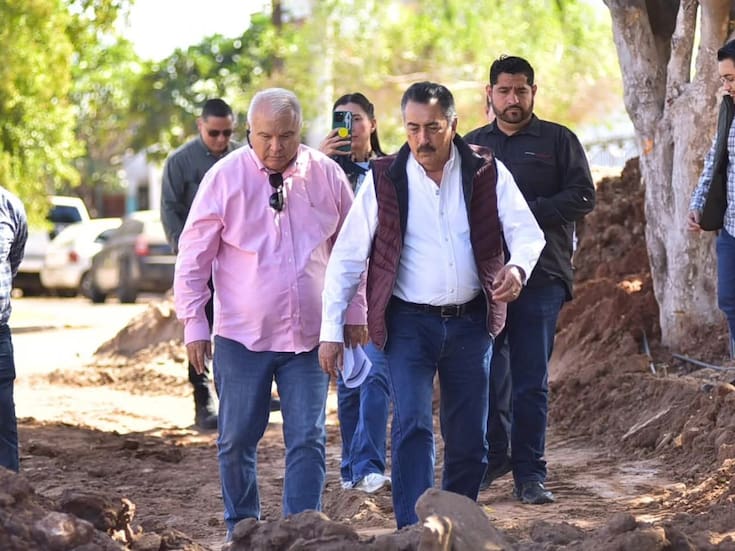 Avanzan obras de drenaje en Cajeme tras supervisión directa del alcalde Javier Lamarque