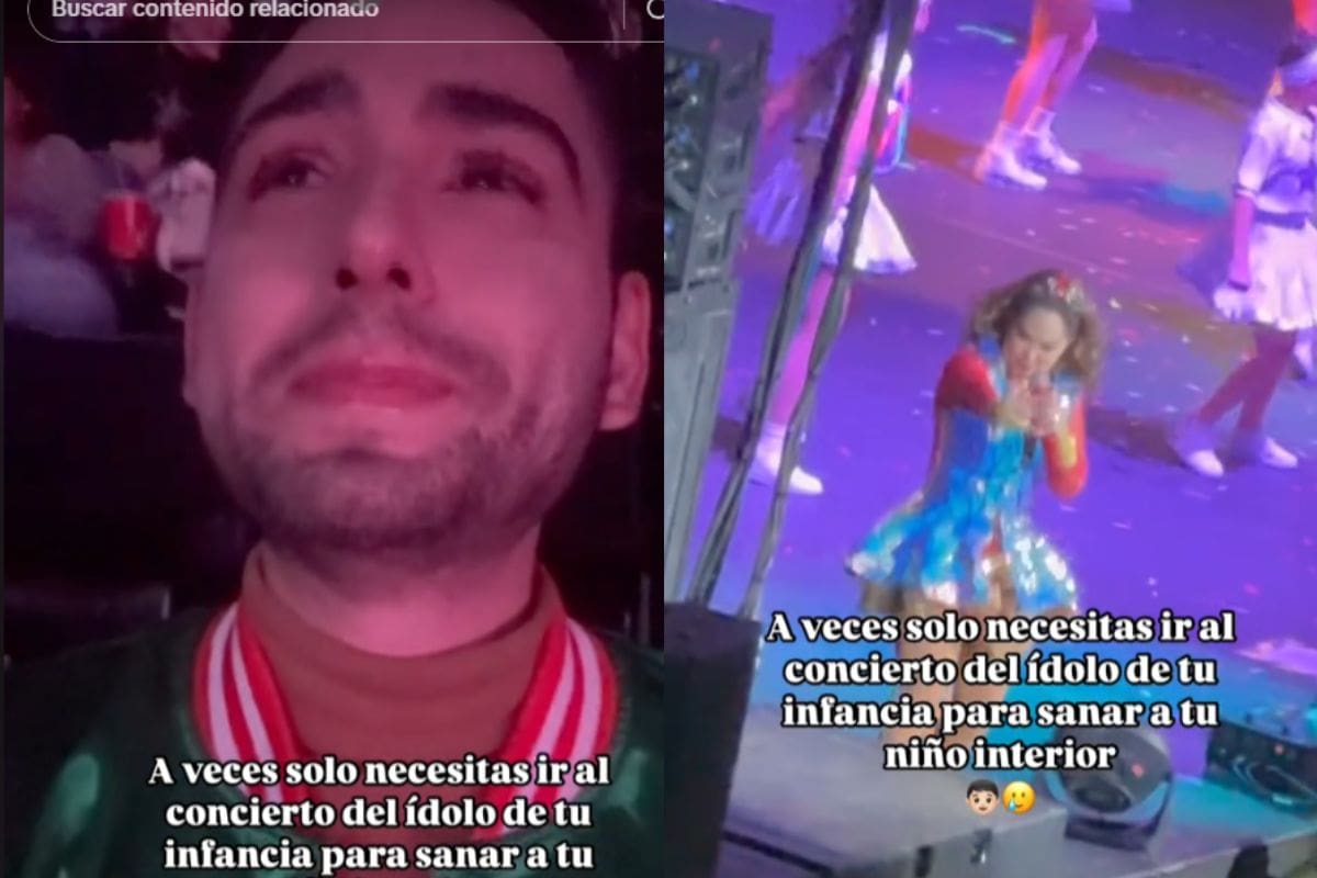 Hombre rompe en llanto tras asistir al concierto de Tatiana para “sanar a su niño interior”