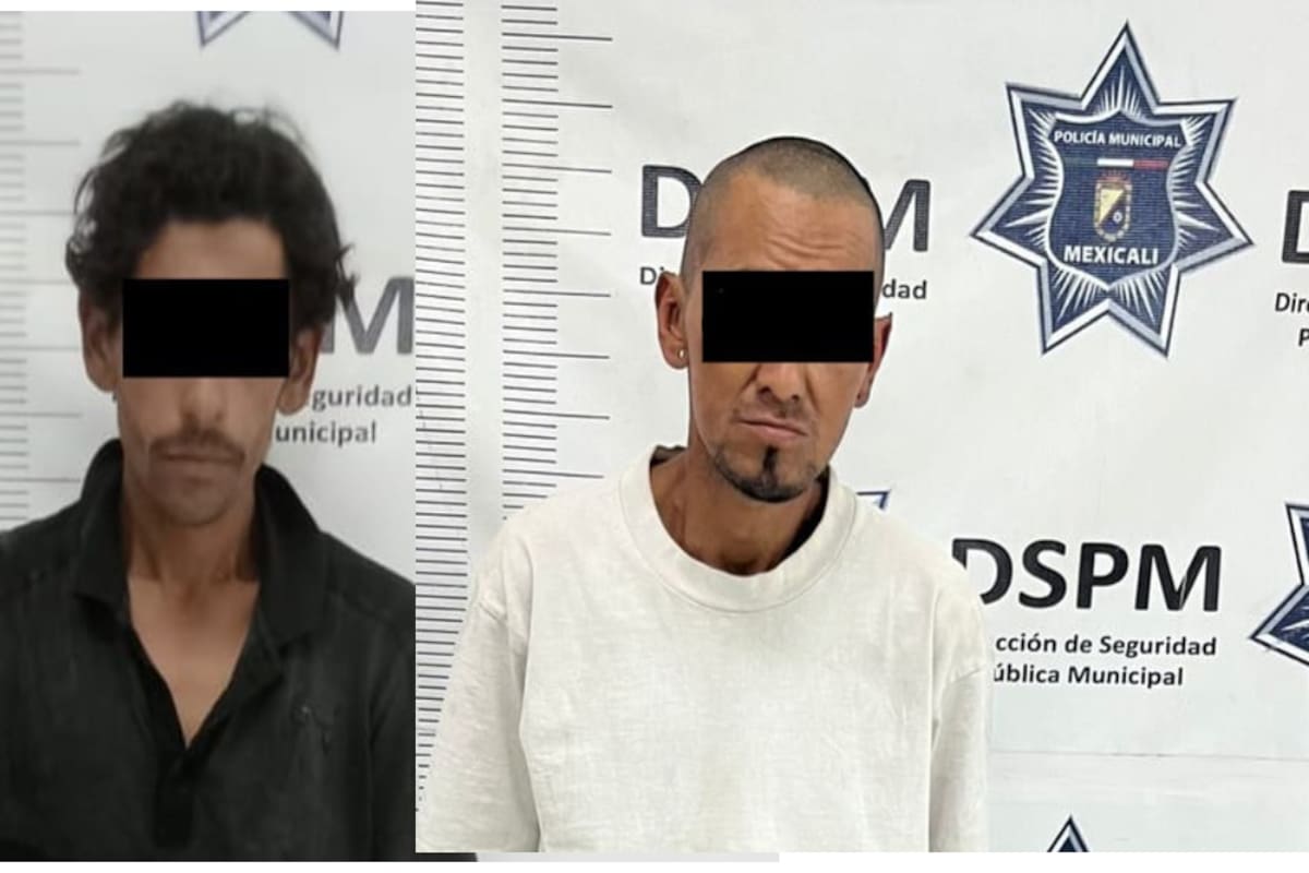 Detienen a dos personas por quemar y arrojar basura en la vía pública