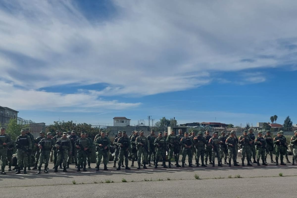 Arriban 250 elementos del ejército de Ciudad de México