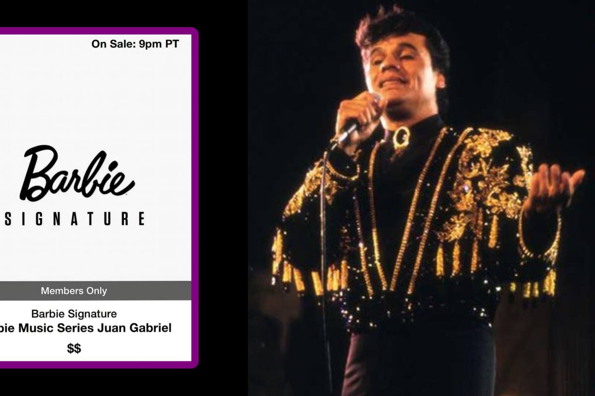 Mattel anuncia lanzamiento de Barbie inspirada en Juan Gabriel