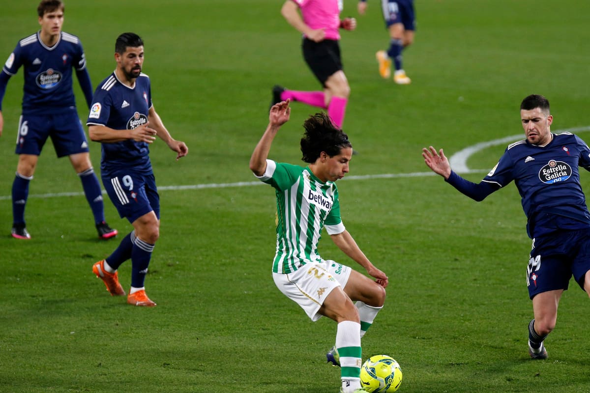 Tres mexicanos tuvieron participación en partido de Real Betis vs Celta de Vigo