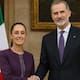 Sheinbaum recibe al rey Felipe VI de España en Palacio Nacional, su primera visita oficial en 7 años