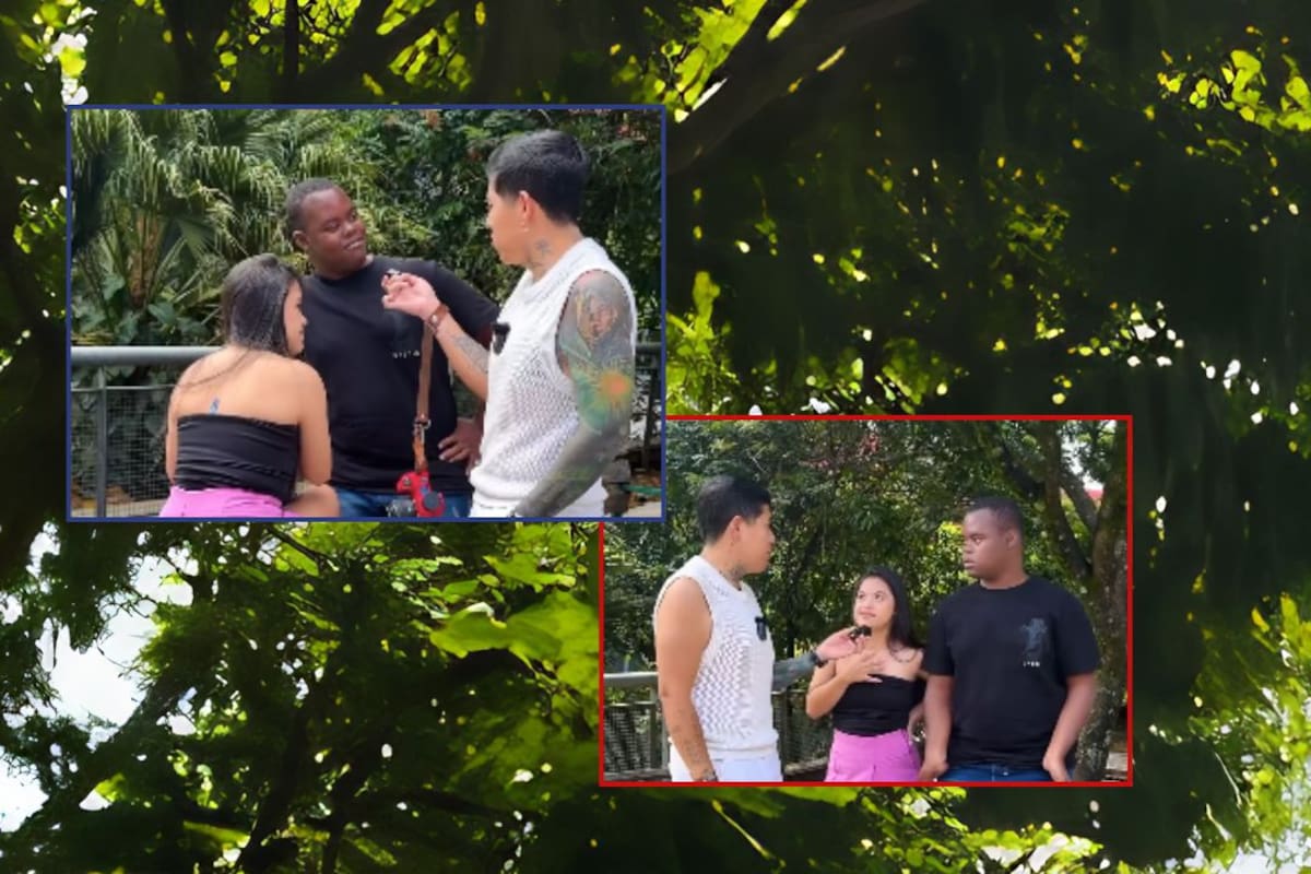 Luzciana y Didier, los dos jóvenes con sindrome de Down que generaron revuelo en redes sociales luego de ser fotografiados en las calles de Medellín en Colombia y mostrar su personalidad genuina
