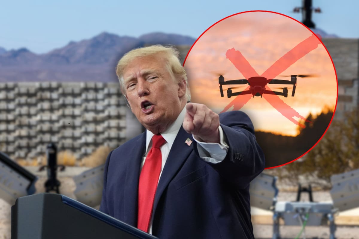 Estados Unidos prohíbe vuelos de drones sin autorización en la frontera con México desde este viernes 16 de octubre y establece un límite de 122 metros de altura