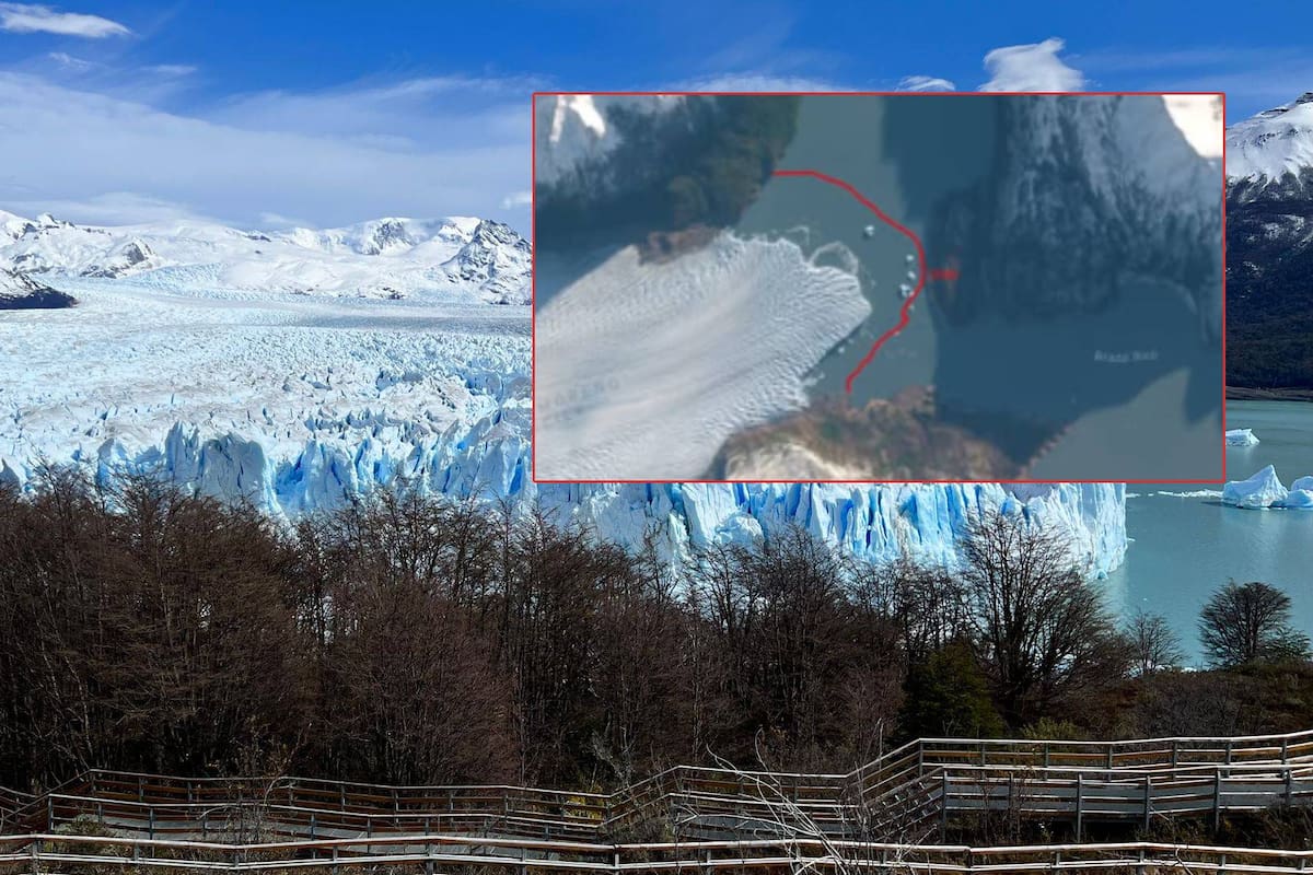 Glaciar Perito Moreno en Argentina muestra retroceso tras décadas de estabilidad, aumentando la preocupación en cuanto al calentamiento global: Imagen satelital revela cómo cambió su frente de hielo en 10 años