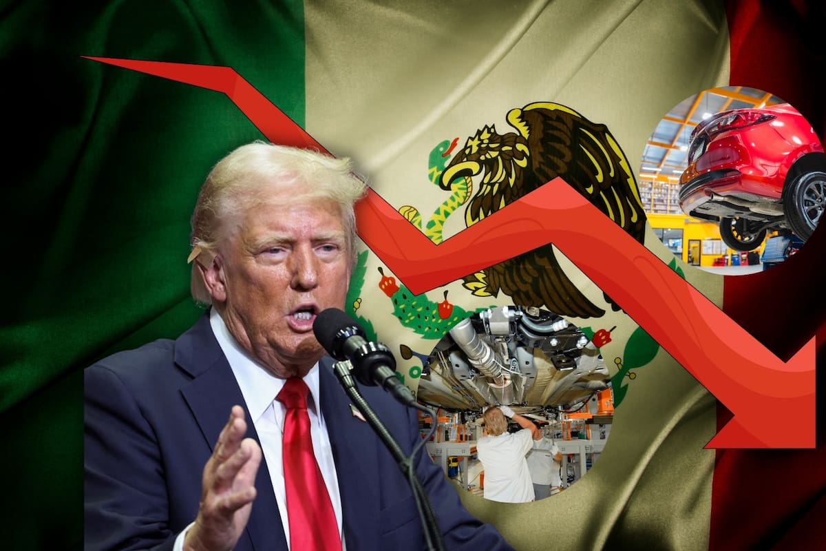 Aranceles de Trump a México provocan caída histórica de 14% en exportaciones automotrices durante octubre