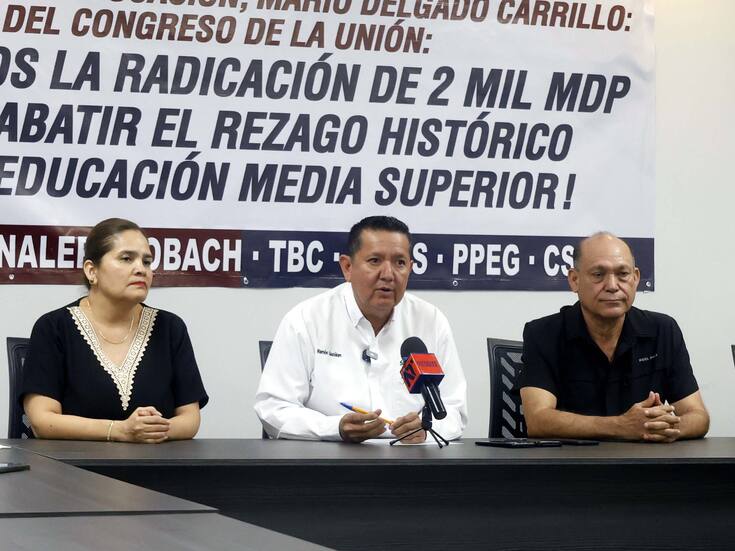 Maestros de educación media superior anuncian marcha para exigir aprobación de recursos federales para el rezago salarial