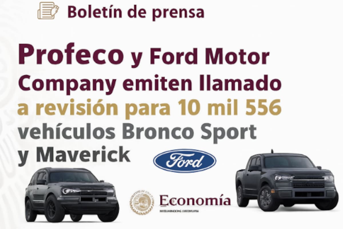 ¡Peligro en carretera! Ford llama a revisión urgente por riesgo eléctrico en más de 10,000 vehículos vendidos en México
