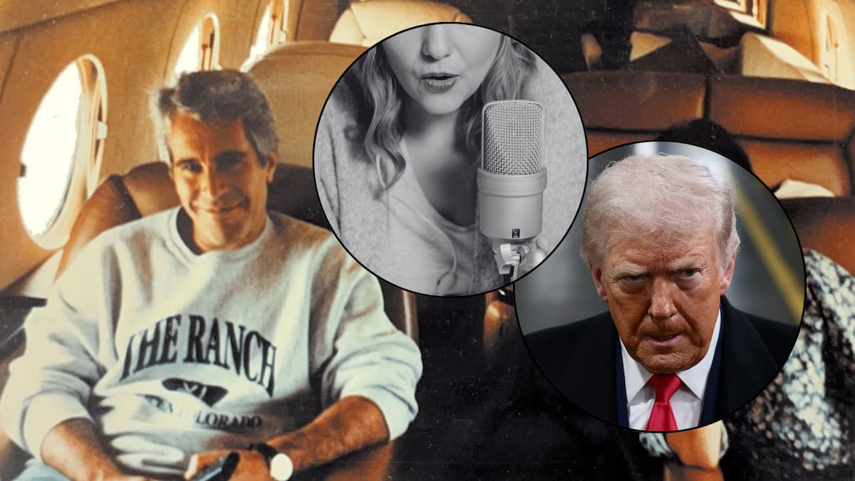 Trump es mencionado en audios virales de una presunta sobreviviente del caso Epstein. Foto: Reuters