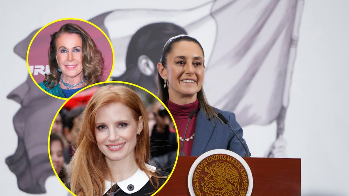 Mientras Laura Zapata critica a Claudia Sheinbaum, Jessica Chastain dice que admira a la presidenta: Polémica en redes sociales